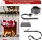 Christmas Stocking Holders for Mantle Set 4,Protective Pads Christmas Stocking Holders for Fireplace Mantle,Multi-uses Stocking Hooks for Mantle,Mantel Stocking Holders Clip for Xmas Party Decoration